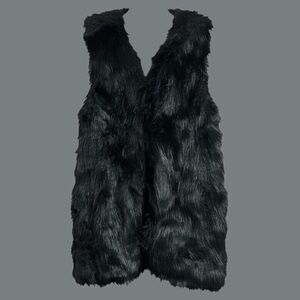Sebby Collection Fluffy Vest